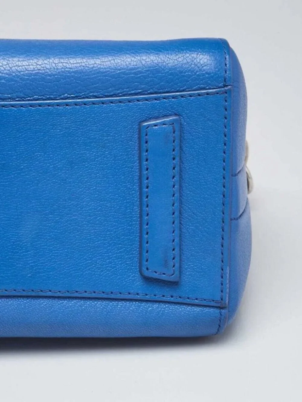 Givenchy Blue Sugar Goatskin Leather Mini Antigona Bag - Picture 10 of 12
